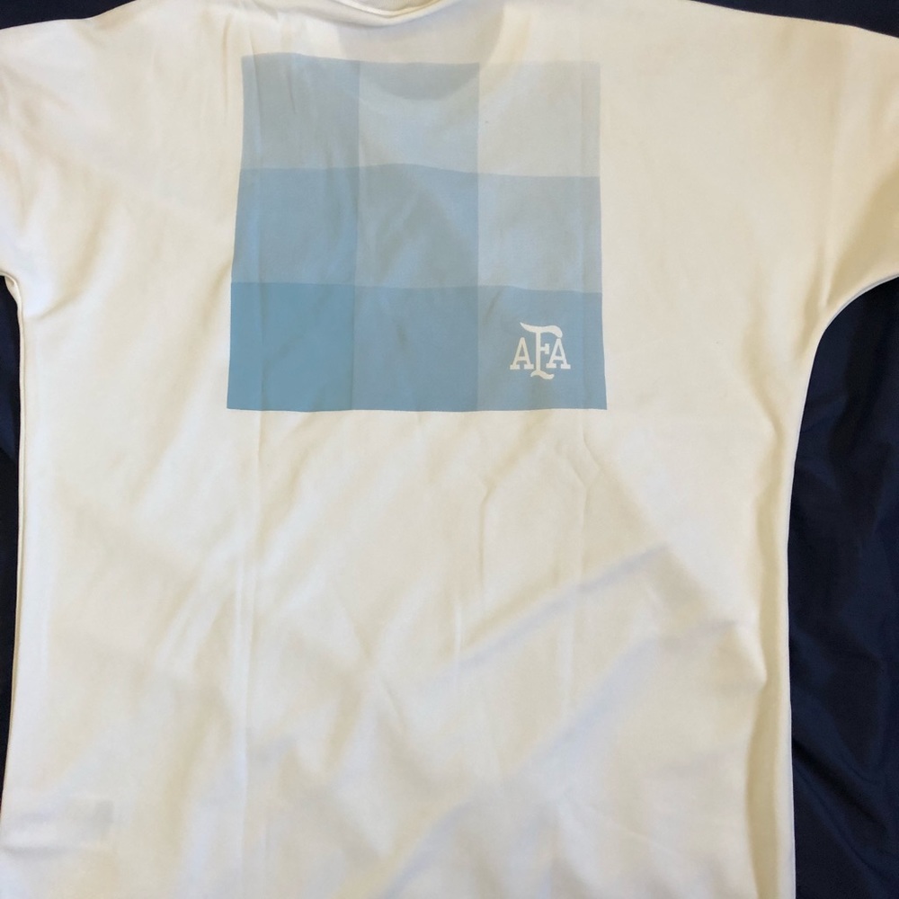 AFA Argentina White Athletic Shirt